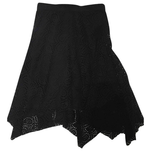 Isabel Marant Black Cotton Skirt | ModeSens
