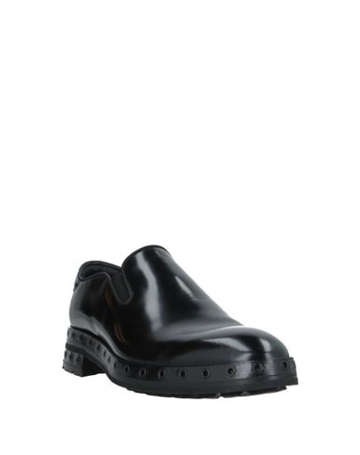 Shop Dolce & Gabbana Man Loafers Black Size 7 Calfskin