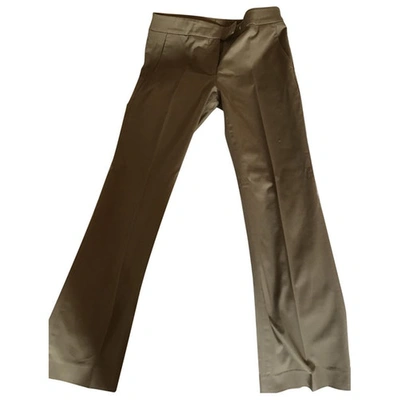 Pre-owned Incotex Trousers In Beige