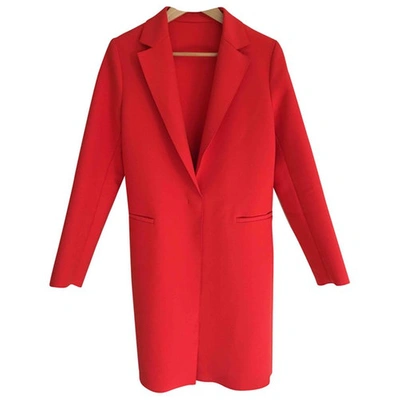 Pre-owned Pinko Orange Coat