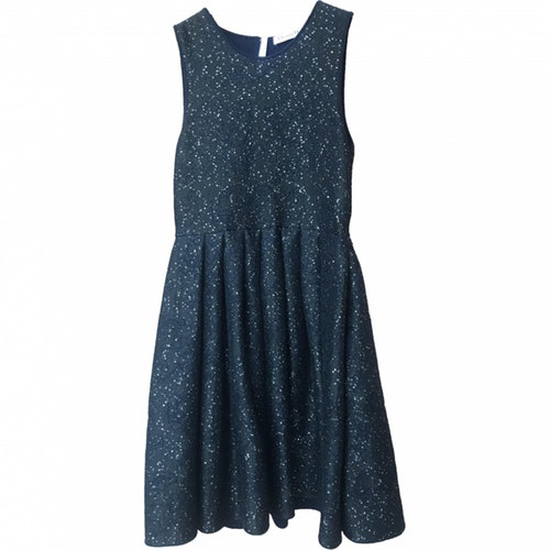 Dior Blue Wool Dress | ModeSens