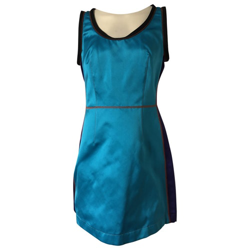 Prada Blue Silk Dress | ModeSens