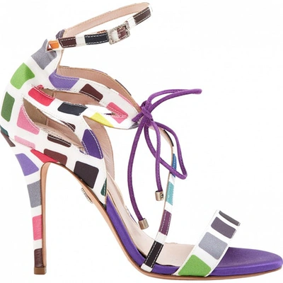 Pre-owned Aruna Seth Multicolour Cloth Heels