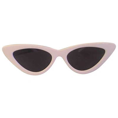 Pre-owned Adam Selman White Sunglasses