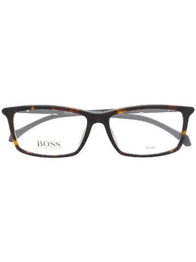 Shop Hugo Boss Boss 1105/f 086 Glasses In Brown