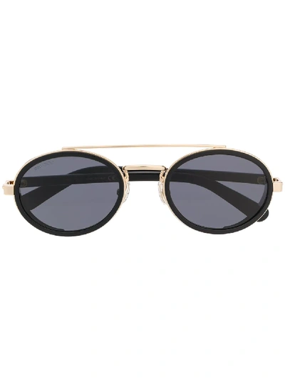 Shop Jimmy Choo Tonie/s 2m2/ir Sunglasses In 黑色