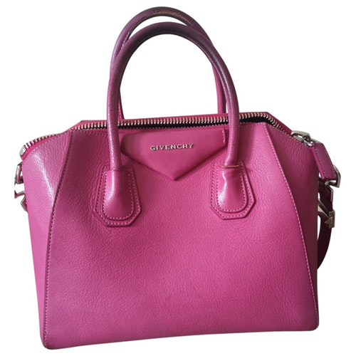 Givenchy Antigona Pink Leather Handbag ModeSens