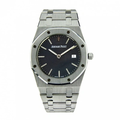 Pre-owned Audemars Piguet Royal Oak Lady Black Steel Watches