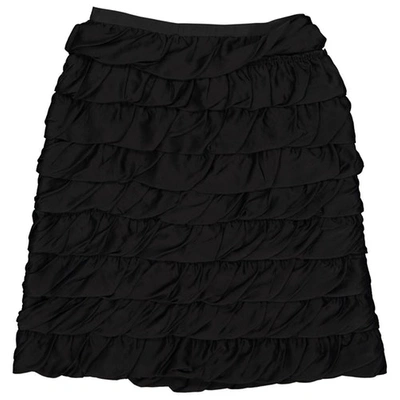 Pre-owned Lanvin Skirt In Black