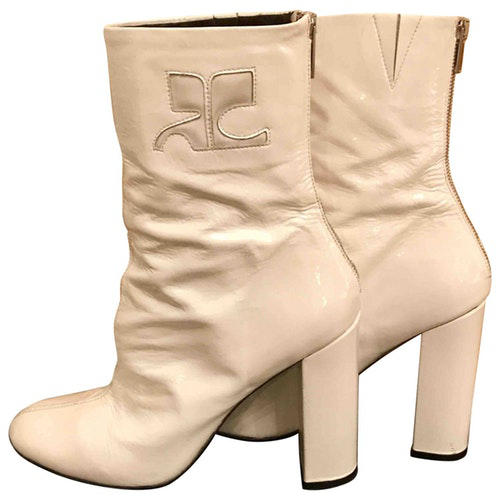courreges white boots