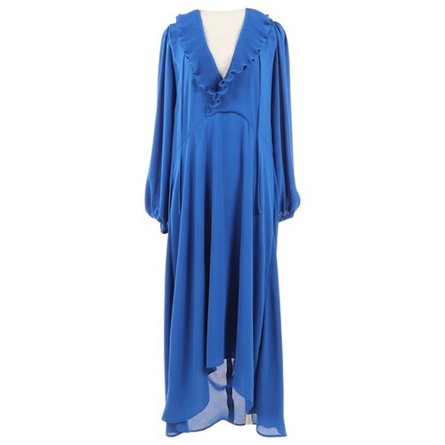 balenciaga blue dress