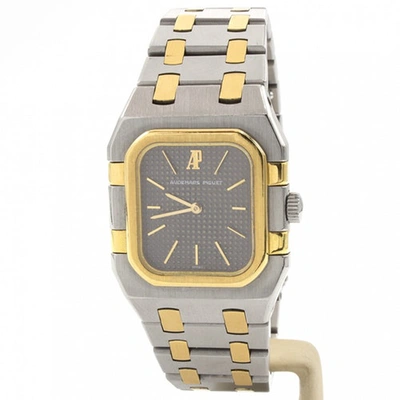 Pre-owned Audemars Piguet Royal Oak Lady Silver Gold And Steel Watch