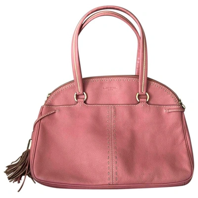 Pre-owned Lancel 1er Flirt Pink Leather Handbag