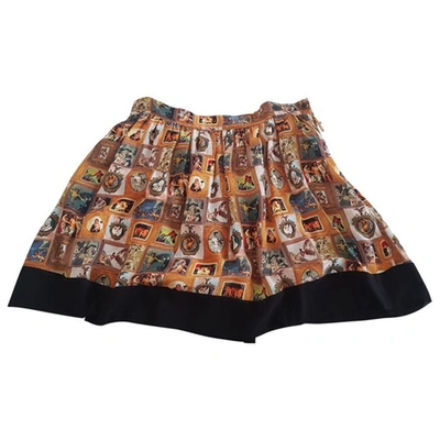 Pre-owned Antipodium Multicolour Silk Skirt