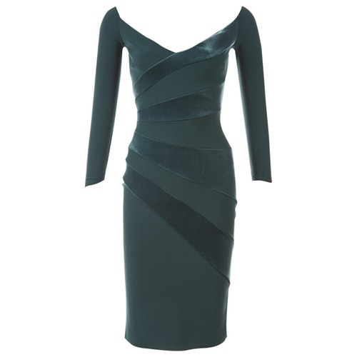 chiara boni green dress