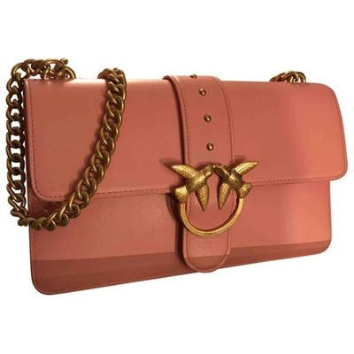 Pre-owned Pinko Pink Leather Handbag