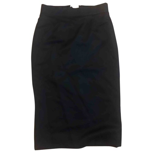Dolce & Gabbana Black Wool Skirt | ModeSens