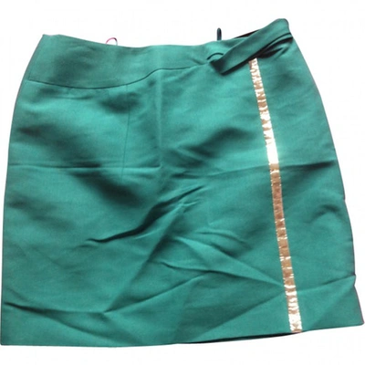 Pre-owned Chloé Green Cotton Skirt