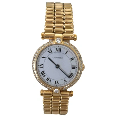 Pre-owned Cartier Gold Yellow Gold Watch