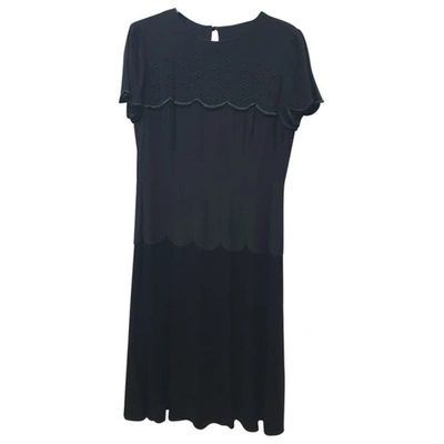 Pre-owned Moschino Mid-length Dress In Black