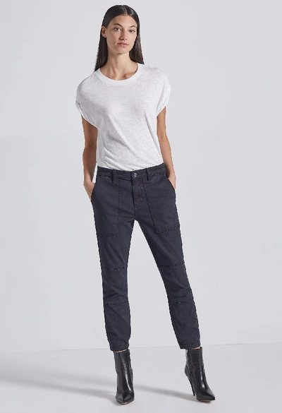 Shop Current Elliott The Weslan Pant In Caviar