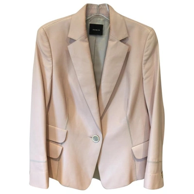 Pre-owned Akris Pink Leather Jackets