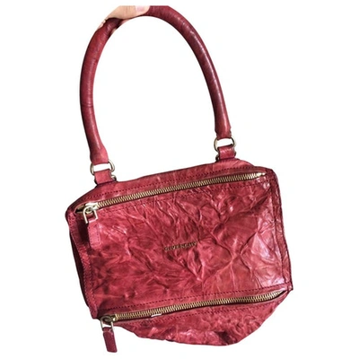 Pre-owned Givenchy Pandora Leather Handbag In Other