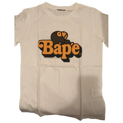 Pre-owned A Bathing Ape White Cotton  Top