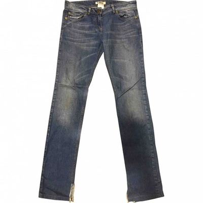 Pre-owned Chloé Slim Jeans In Blue