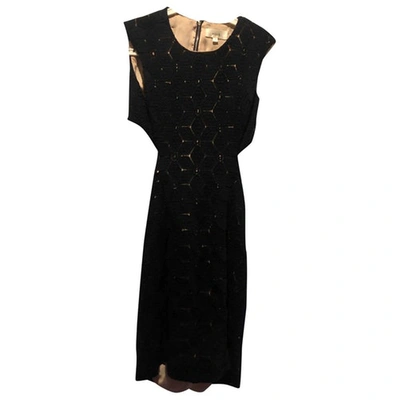 Pre-owned Aijek Black Cotton Dress