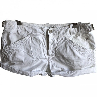 Pre-owned Balenciaga White Cotton Shorts