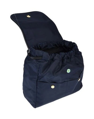 Shop Marni Backpacks In Dark Blue