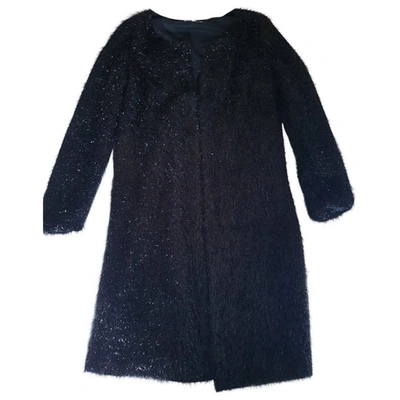 Pre-owned Patrizia Pepe Peacoat In Black