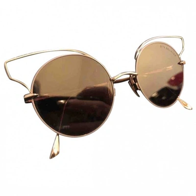 Pre-owned Dita Gold Metal Sunglasses