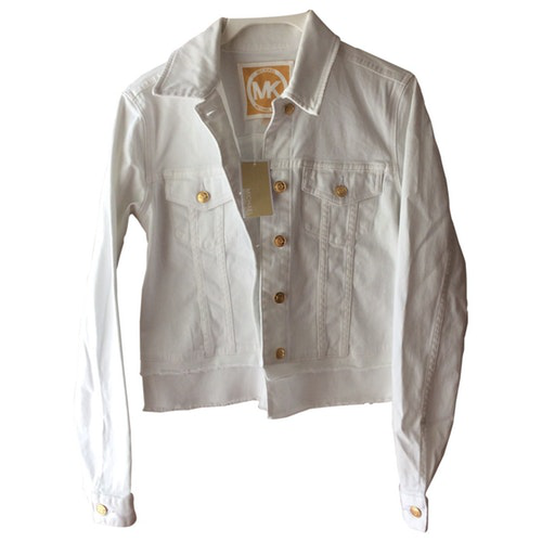 michael kors white denim jacket