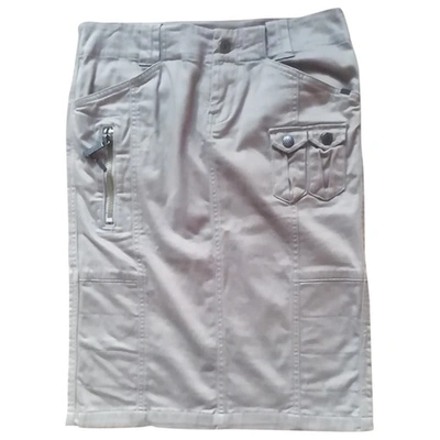 Pre-owned Diesel Skirt In Beige