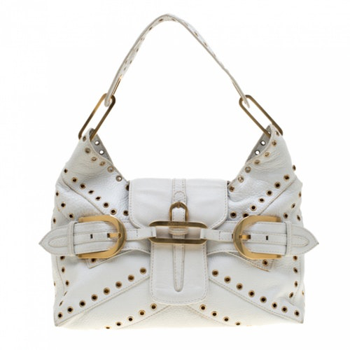 Jimmy Choo White Leather Handbag | ModeSens