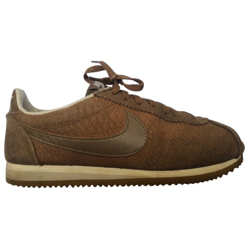 nike cortez brown leather