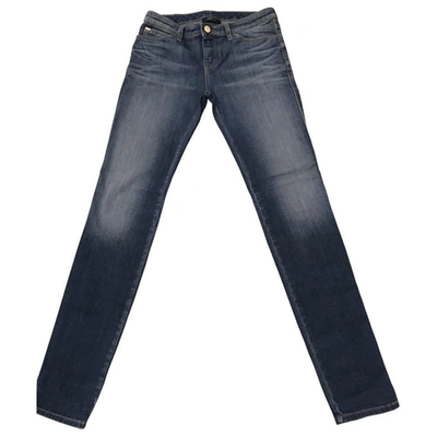 Pre-owned Armani Jeans Slim Jeans In Blue