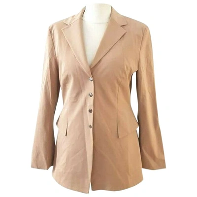 Pre-owned Marc Cain Suit Jacket In Beige