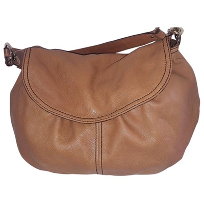 Pre-owned Ann Taylor Leather Handbag In Camel