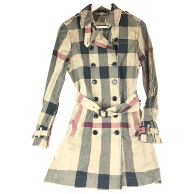 Pre-owned Burberry Multicolour Cotton Trench Coat