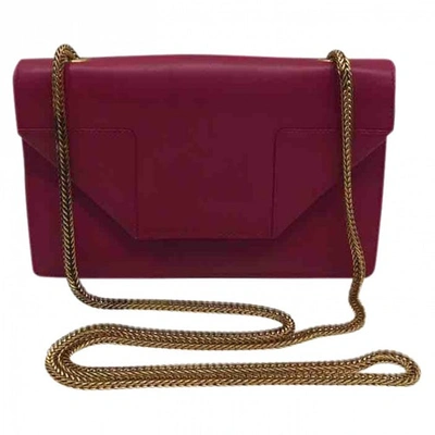 Pre-owned Saint Laurent Betty Pink Leather Handbag