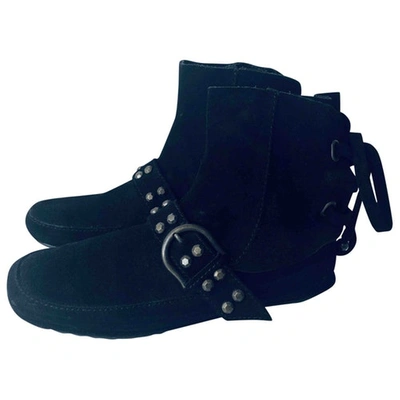 Pre-owned Juicy Couture Ankle Boots In Black
