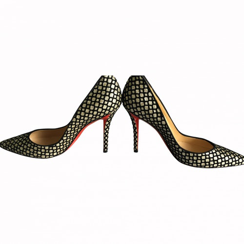 silver velvet heels