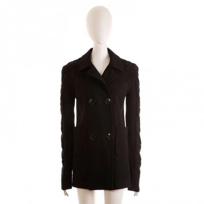 Pre-owned Alessandro Dell'acqua Black Wool Coat