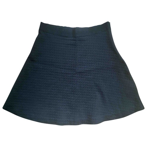 Sandro Black Cotton Skirt | ModeSens