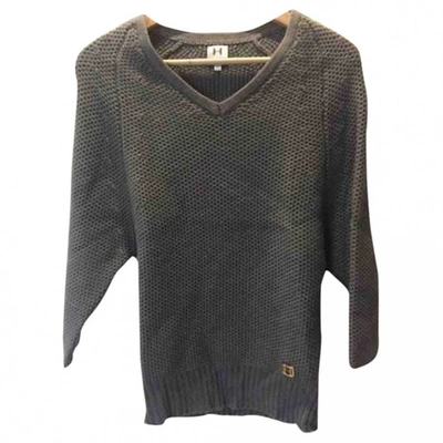 Pre-owned Halston Heritage Cashmere Knitwear In Grey