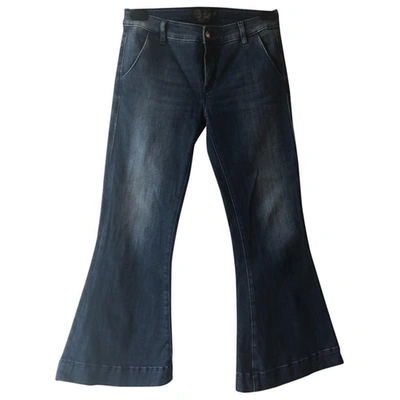 Pre-owned Seafarer Blue Cotton - Elasthane Jeans