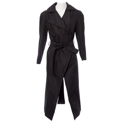 Pre-owned Olivier Theyskens Black Trench Coat